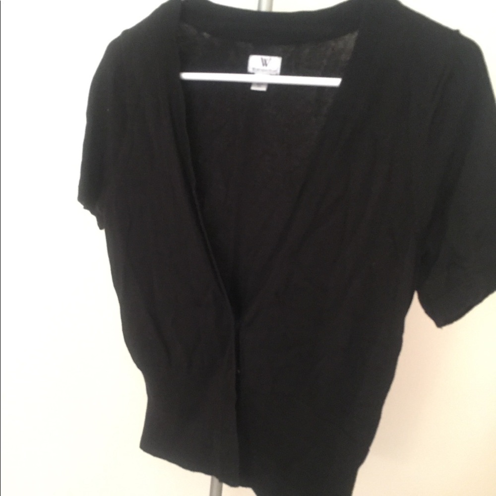 Black cardigan